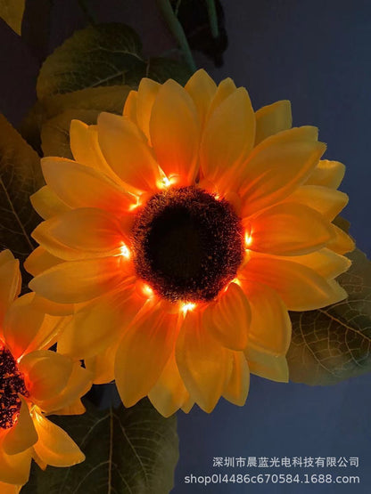 Solar Sunflower Light