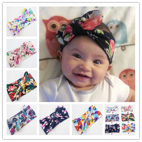 1 Piece Baby Flower Pattern Hair Accessories for Toddler/Infant Baby
